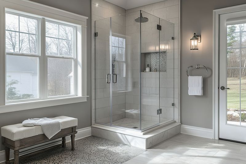 Contemporary Walk-In Shower