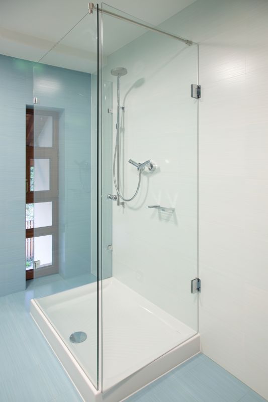 Elegant Shower with Clear Glass